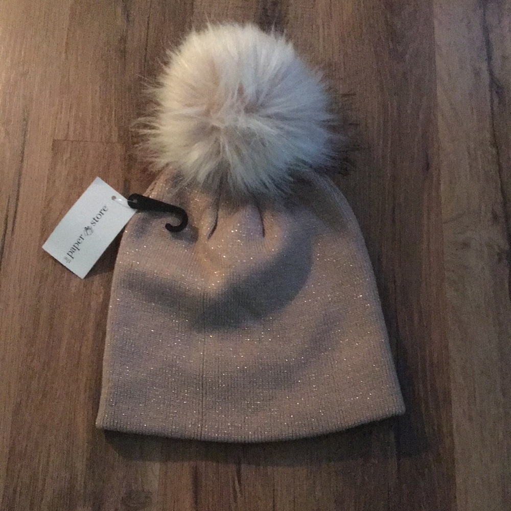 Beanie from paper store